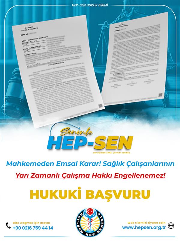Mahkemeden Emsal Karar! Sağlık Çalışanlarının Yarı Zamanlı Çalışma Hakkı Engellenemez